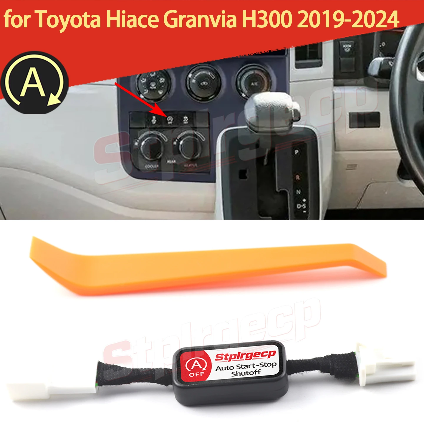 For Toyota Hiace Granvia H300 2019-2024 Car Stop Start Engine System Off Device Control Sensor Plug Stop Cancel