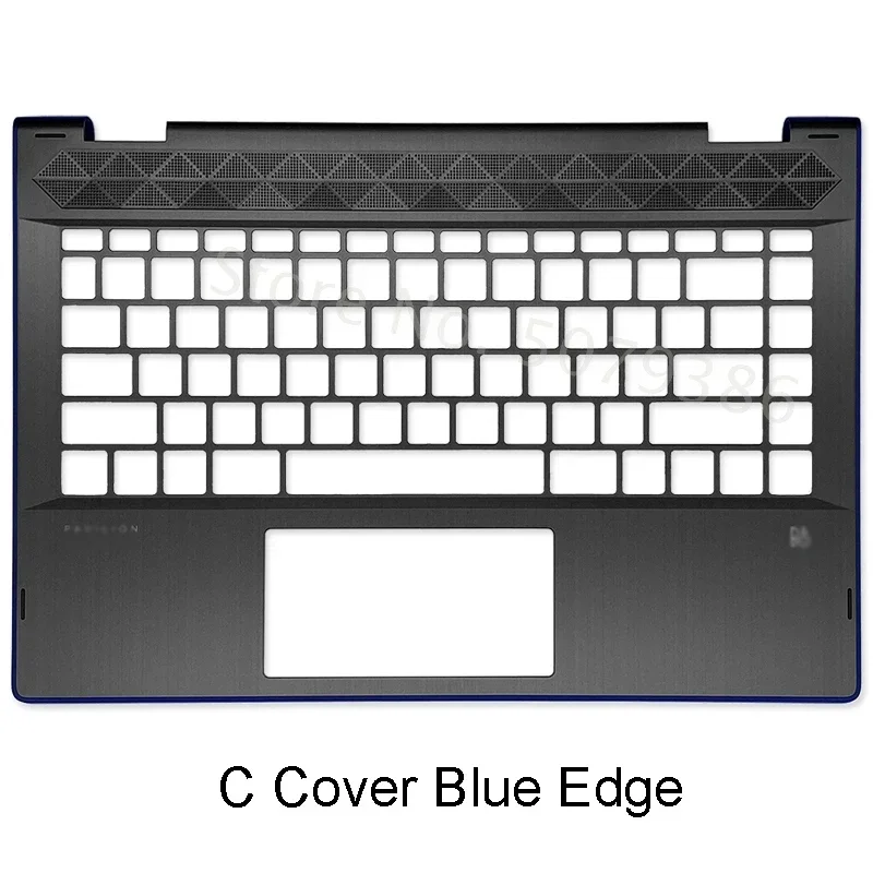 Imagem -03 - Estojo Superior e Inferior para hp Pavilion Tampa Traseira Lcd Painel Frontal Palmrest Keyboard Novo e Ornamental X360 14-cd Tpn-w131