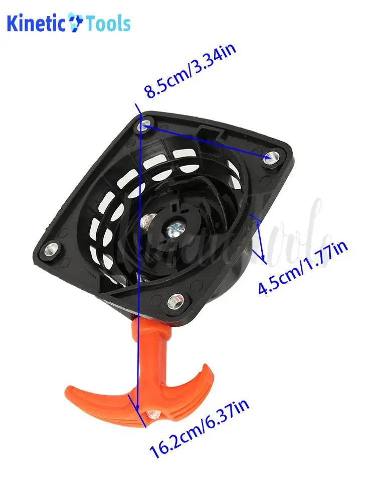 Wysokiej jakości uchwyt rozrusznika do kosiarki, uniwersalny rozrusznik do kosiarki z mocowaniem z tyłu, model 139.