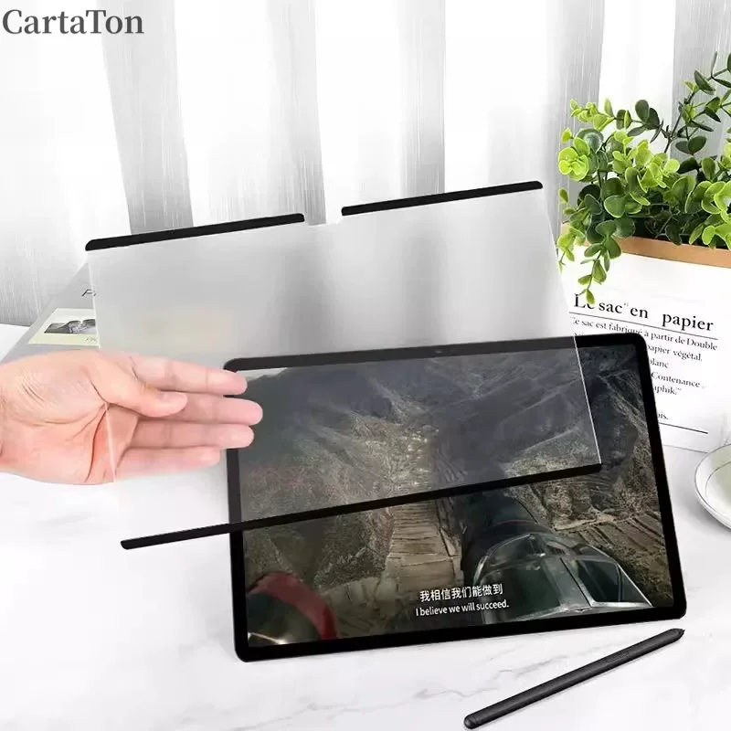 

For Samsung Galaxy Tab S10 FE+13.1 inch Matte PET Painting Drawing Screen Protector Film For SAMSUNG Tab S10FE S10FE Plus
