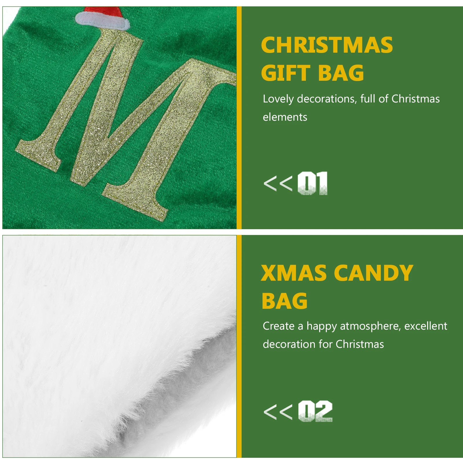 

Christmas Stocking Hanging Ornament Christmas Tree Decor Holiday Gift Bag Festival Xmas Decoration Party Pendant Home Bar Hotel