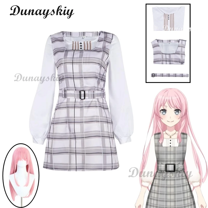 

Chihaya Anon Cosplay Anime BanG Dream It's MyGO Cosplay Inspired Casual Lolita Dress Daily Kawaii Outfit for Women Girl