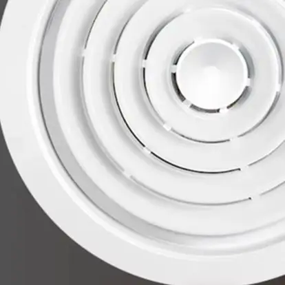 

Регулируемая круглая вентиляционная решетка для потолка/стены, из АБС-пластика, для домашнего ремонта, аксессуар для инструментов