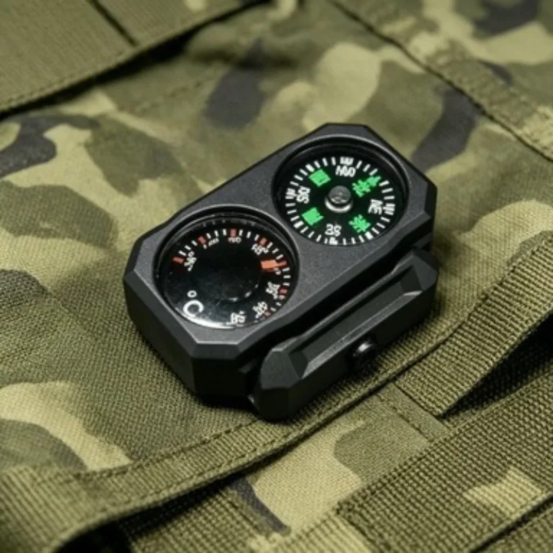 Integrated Multi-function Compass Thermometer Portable Nylon Shell Outdoor Toy Model Components
