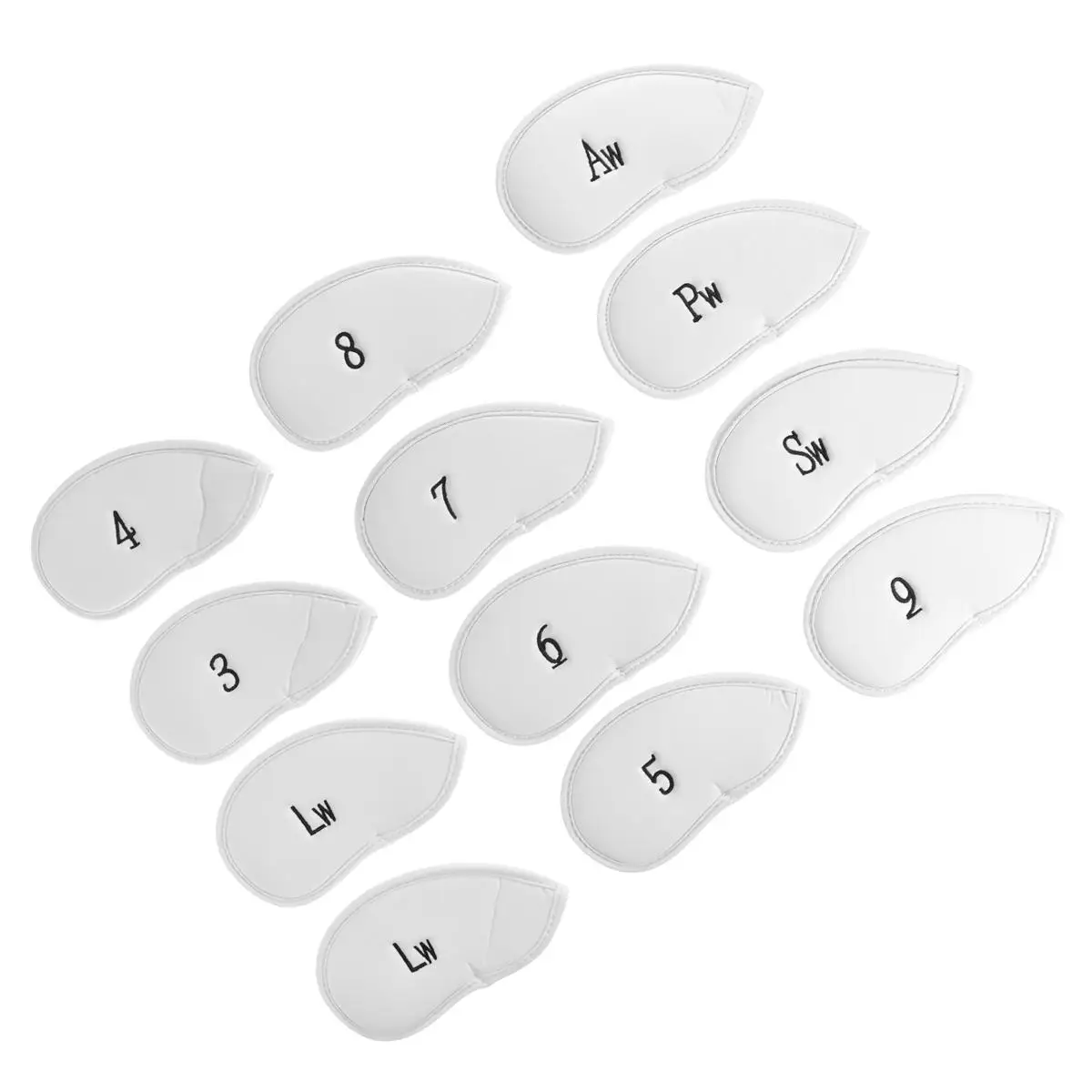 

Iron Covers Club Head Cover irons sets Club Headcovers Set PU Iron Cover Iron Head Covers