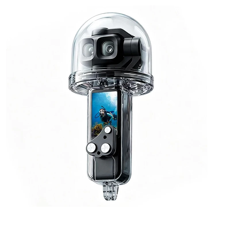 保護ボックス水中防水ケースサーフィンダイビングハウス浮力スティック防曇インサート-dji-pocket-4p-ジンバルカメラ用