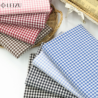 45x145cm Pure Cotton Plaid Fabric for Dress Skirt Tablecloth Home Decoration DIY Handmade Sewing Accessories TJ7400