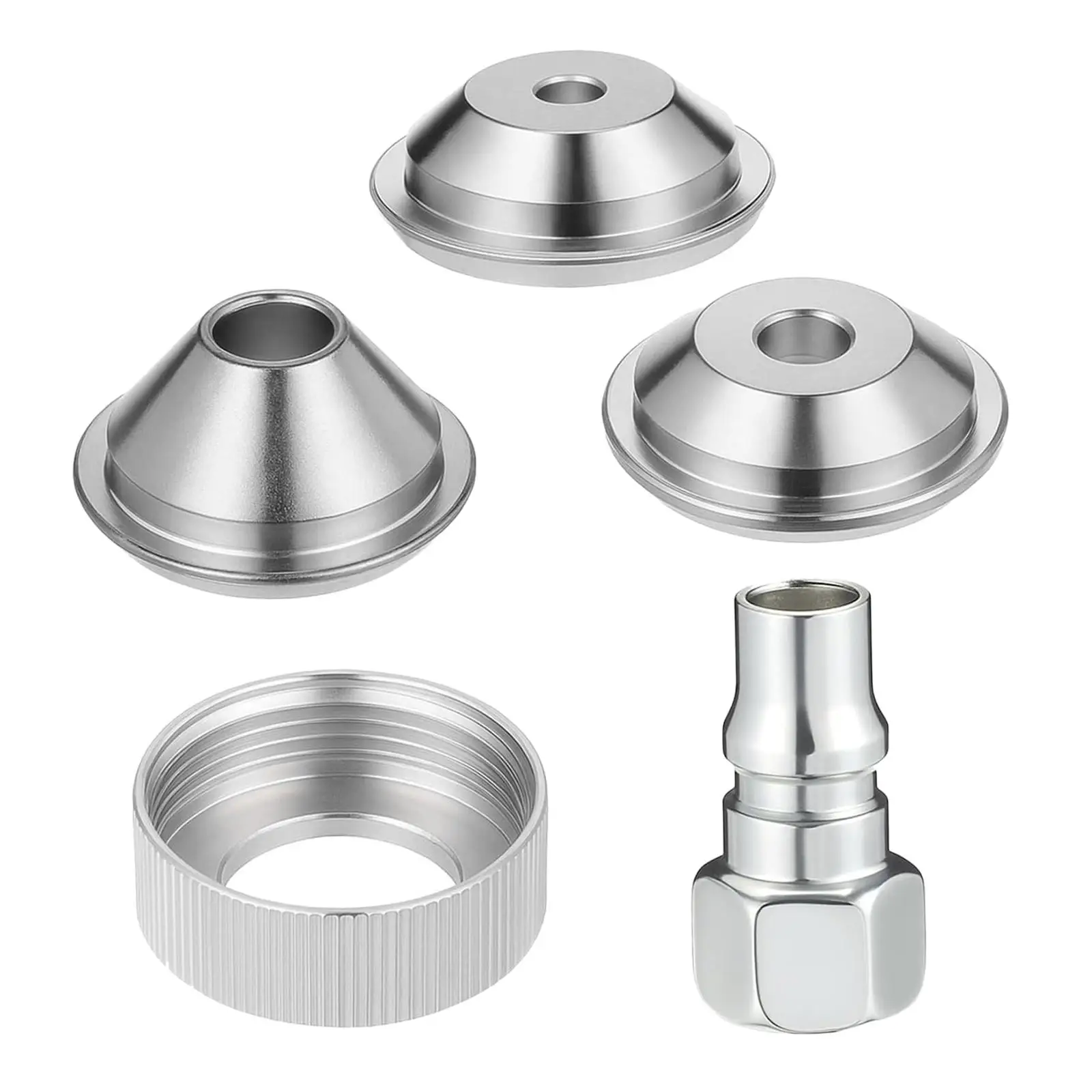 

Профессиональный комплект наконечников для распылителя гипсокартона включает в себя резьбовой воротник и три размера насадок для домашнего ремонта.