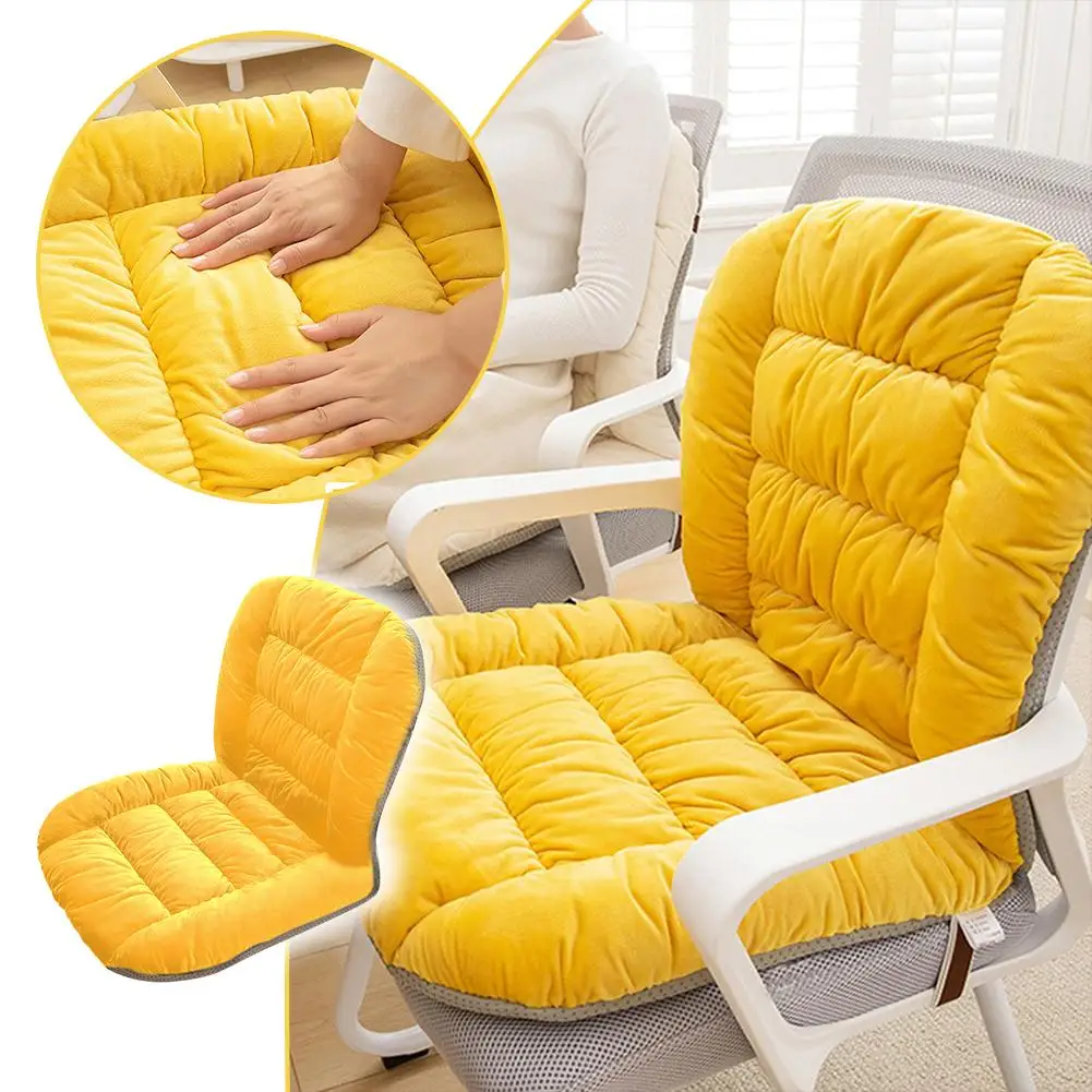 Winter Rocking Chair Cushion Thick & Comfortable Seat And Back Support With Non Slip Fabric For Warmth High Quality P0K9