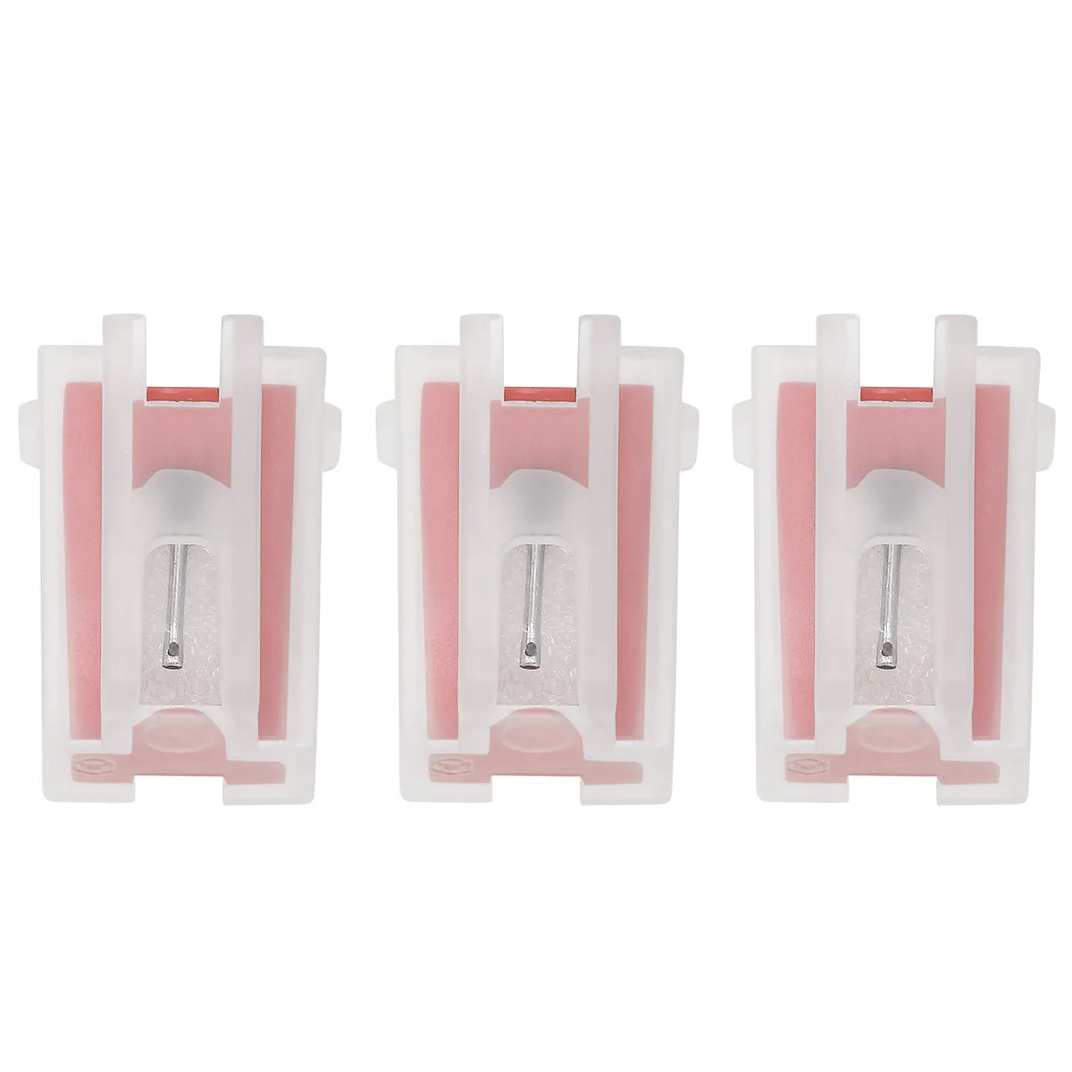 3Pcs Stylus Durable Vinyl Record Player Replacement Needle Phonograph Head Audio Accessories Clear Smooth Sound