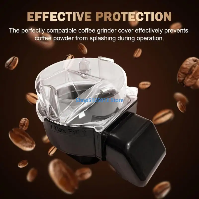 G8TC Transparent Cover and Blade Base for DGB-500G Coffee Maker Easy Installation Grinder Lid Kitchen Appliance Accessories