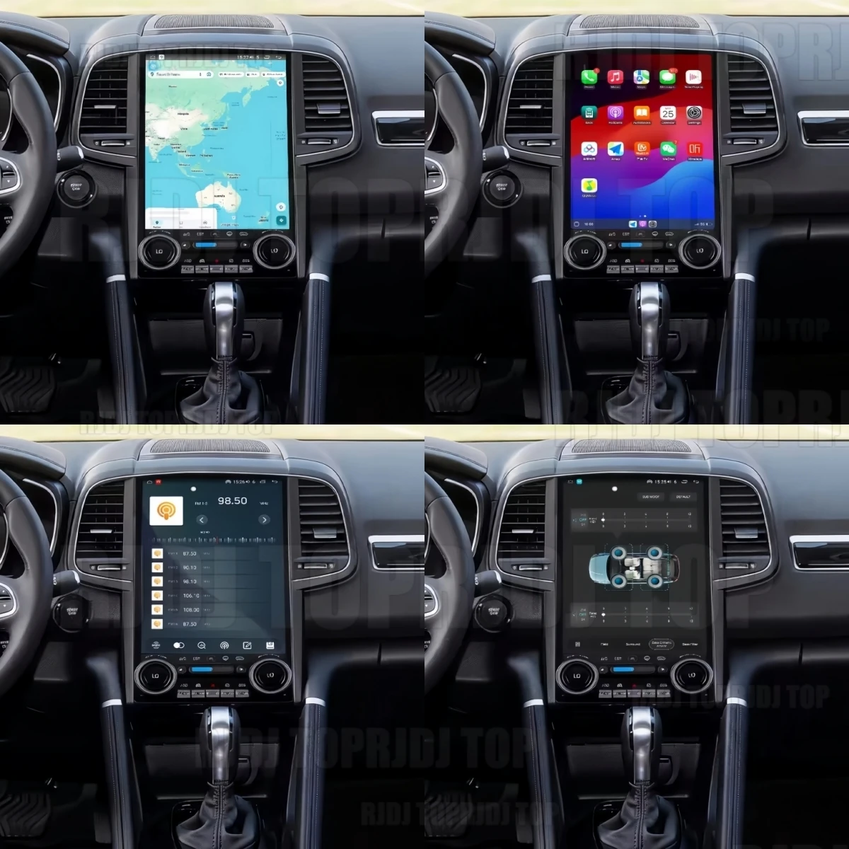 14.5 Inch For Renault Koleos Megane 4 2016-2021 Android Carplay Radio Screen Car Radio Multimedia Video Player GPS Navi Headunit