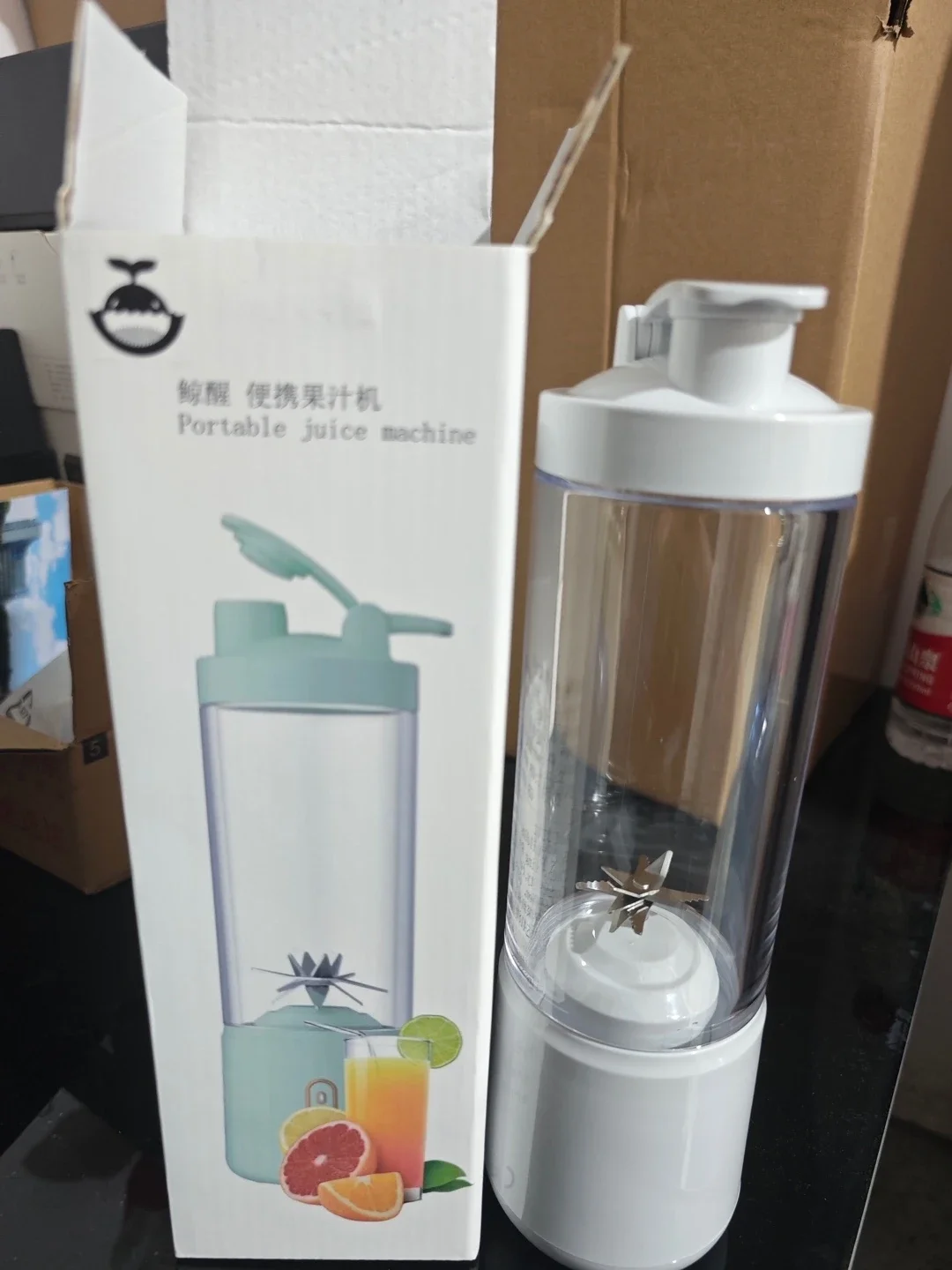 Miwaing Portable Fruit Juice Blenders 12 Blades Summer Personal  Mini Bottle  USB Juicer Cup Machine Kitchen