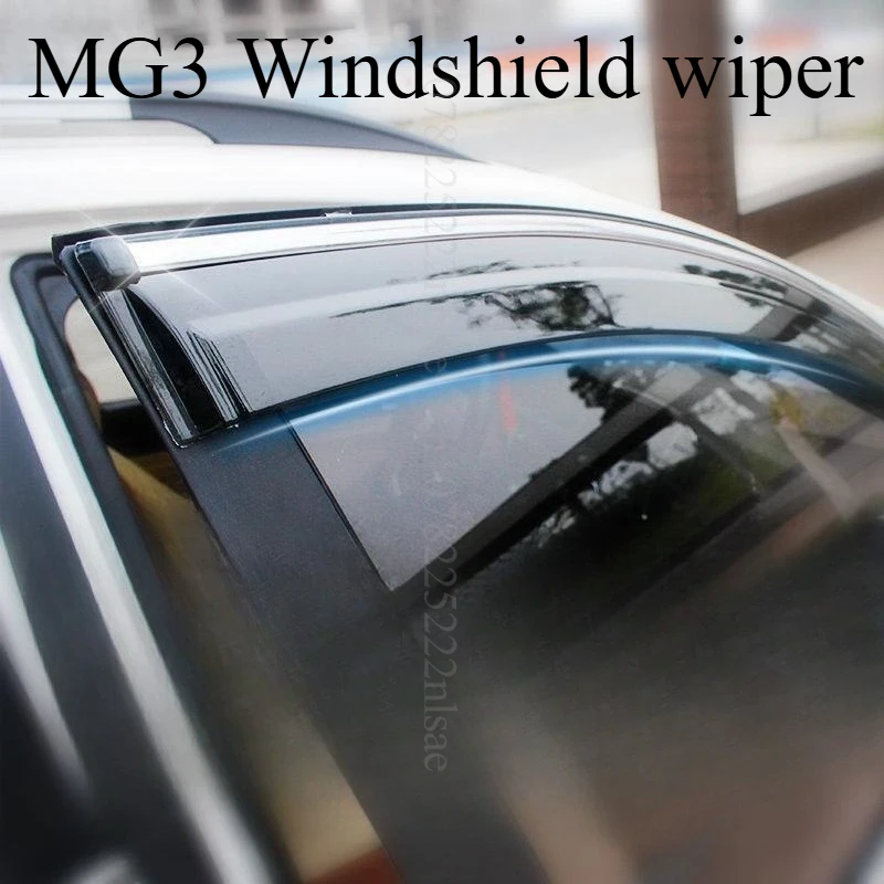 

For MG3 2007-2017 Window Visor Sun Rain Deflector Guard Awnings Shelters Adhesive Cover Trim Cars Exterior Accessories