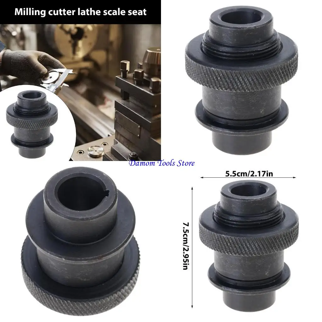 

57BE Milling Machine Accessories X/Y Shaft Dials Rings Lock Nut Mill Tool Part Milling Machine Accessories Replacement Part