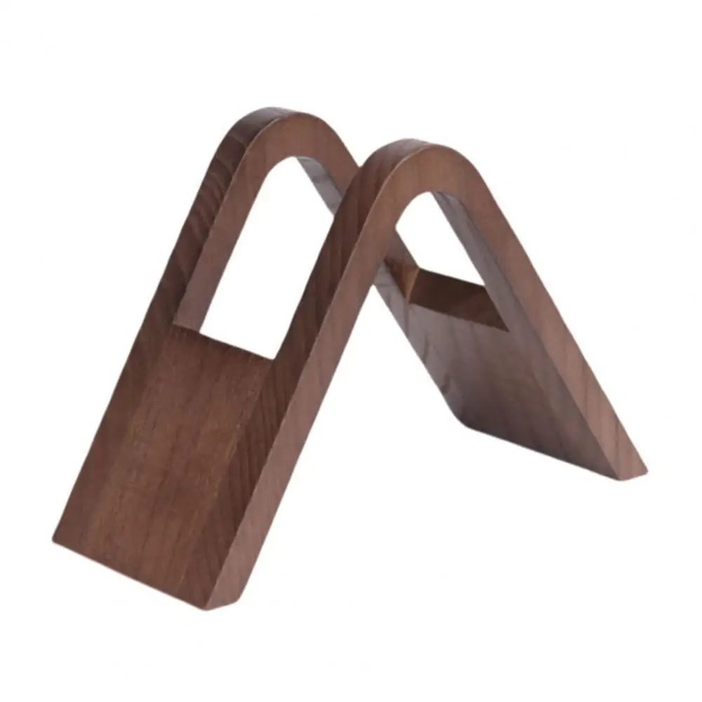 Coffee Filter Holder Storage Rack Stand for Multiple Filter Papers Solid Wood Open Design Keeps Filters Dry Neat Easy Access Cof