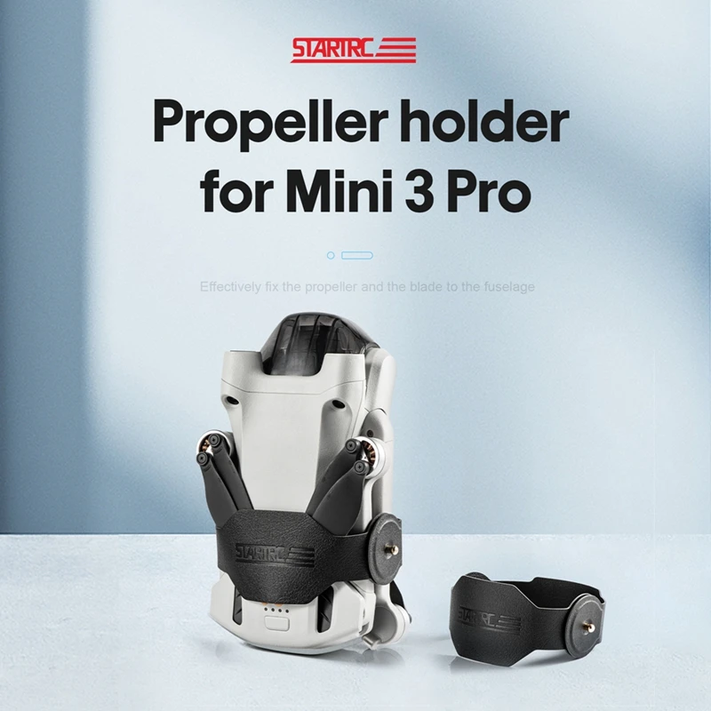 Protector de hélice para Dron DJI Mini 3 Pro, banda de fijación Porps, Protector para evitar daños en las alas, accesorios de soporte de hebilla antidesgarro