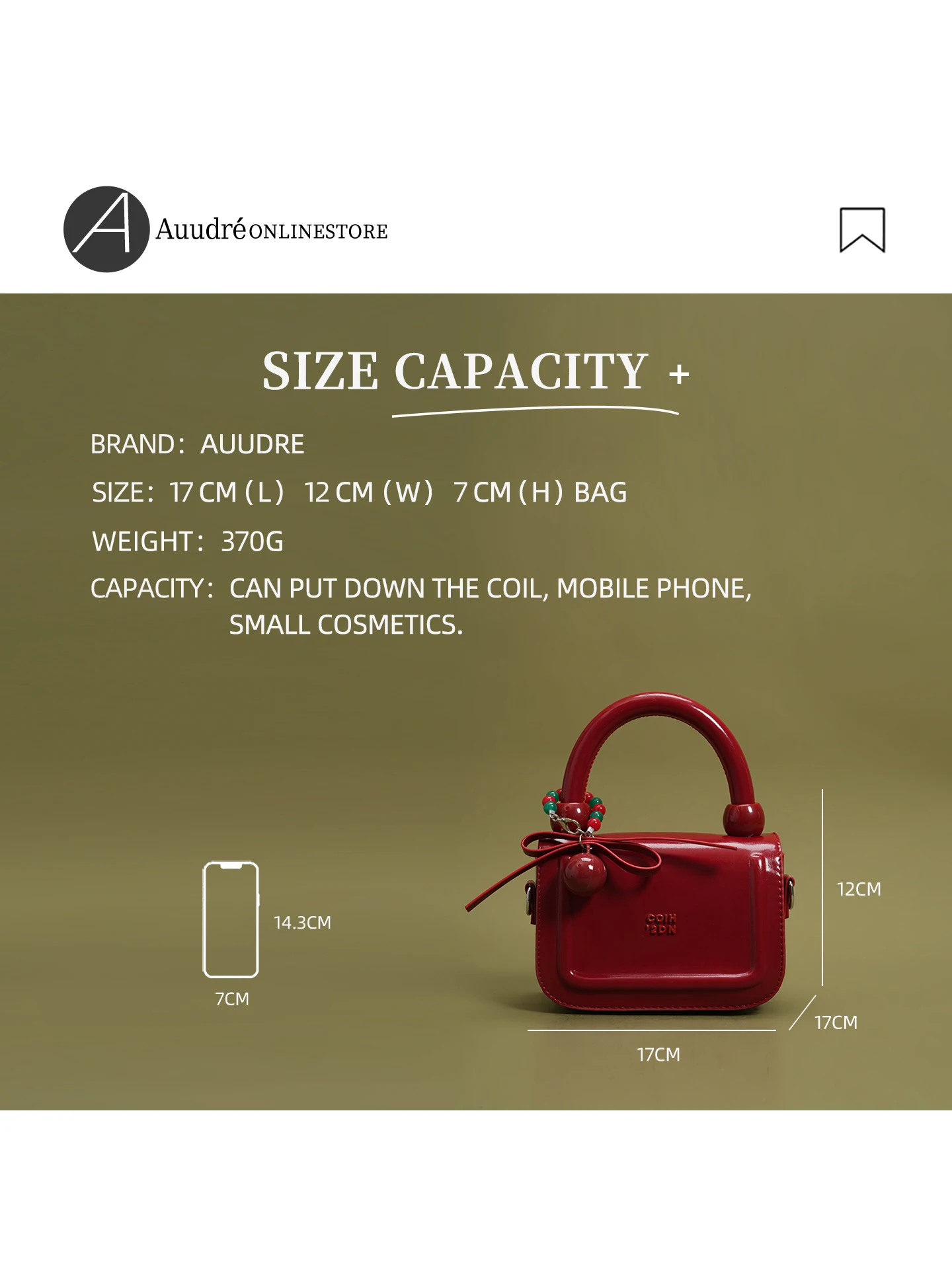 

Faionable Red Women's Handbag Auudre Advanced Cus 2025 New Summer Sle Crossbody Small Square Bag Soft PU Leather