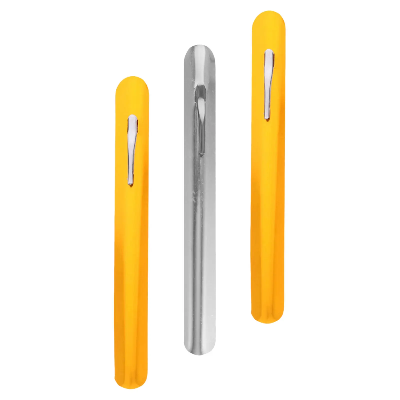 3Pcs Stainless Steel Crumb Sweeper for Tables Crumb Scraper with Pocket Clip Safe Non-Scratch Surface for Homes Restaurants