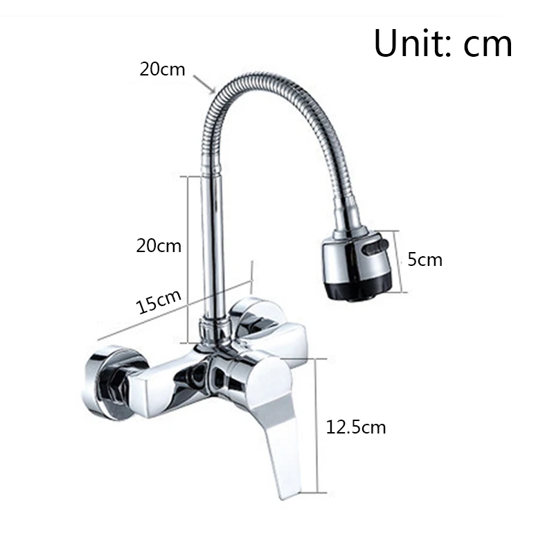 Thumbnail 4 - #8 Latest Wall-Mounted Kitchen Faucets Updates