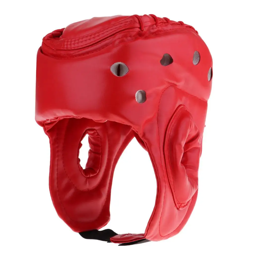 

Боксерский головной убор из искусственной кожи, шлем на голову ММА для детей, молодежи и взрослых