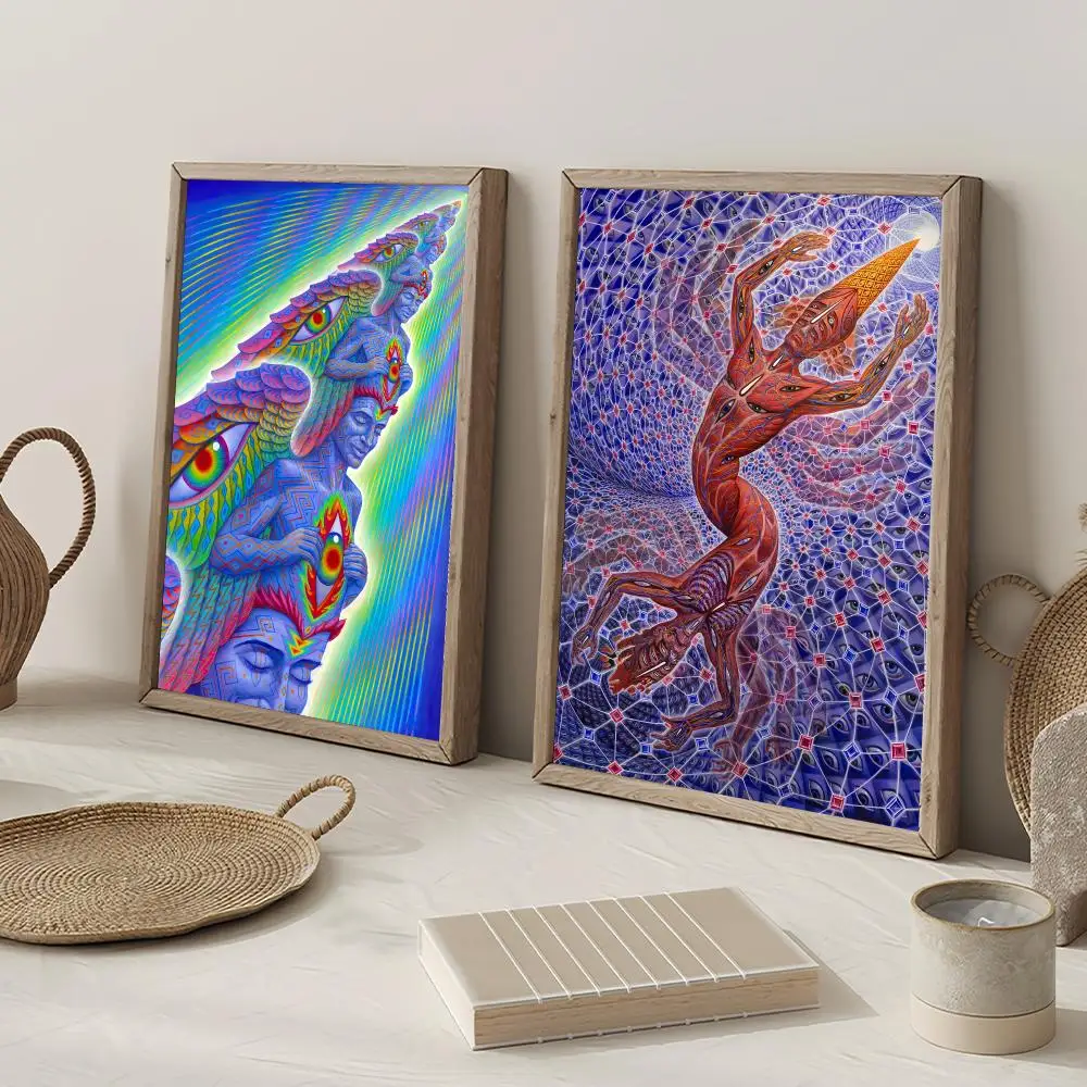 Art A-Alex G-Grey Poster Art Prints Wall Art Decor Gifts for Bedroom Living Room Hallway Home Decoration