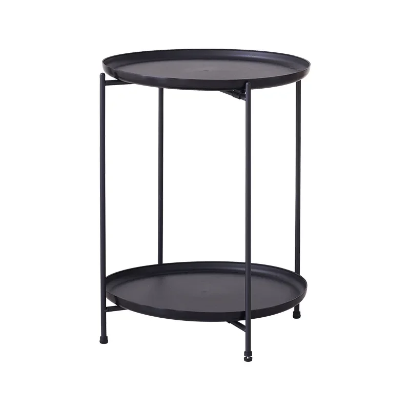 

Nordic small coffee table wrought iron sofa edge table high-strength plastic small corner table