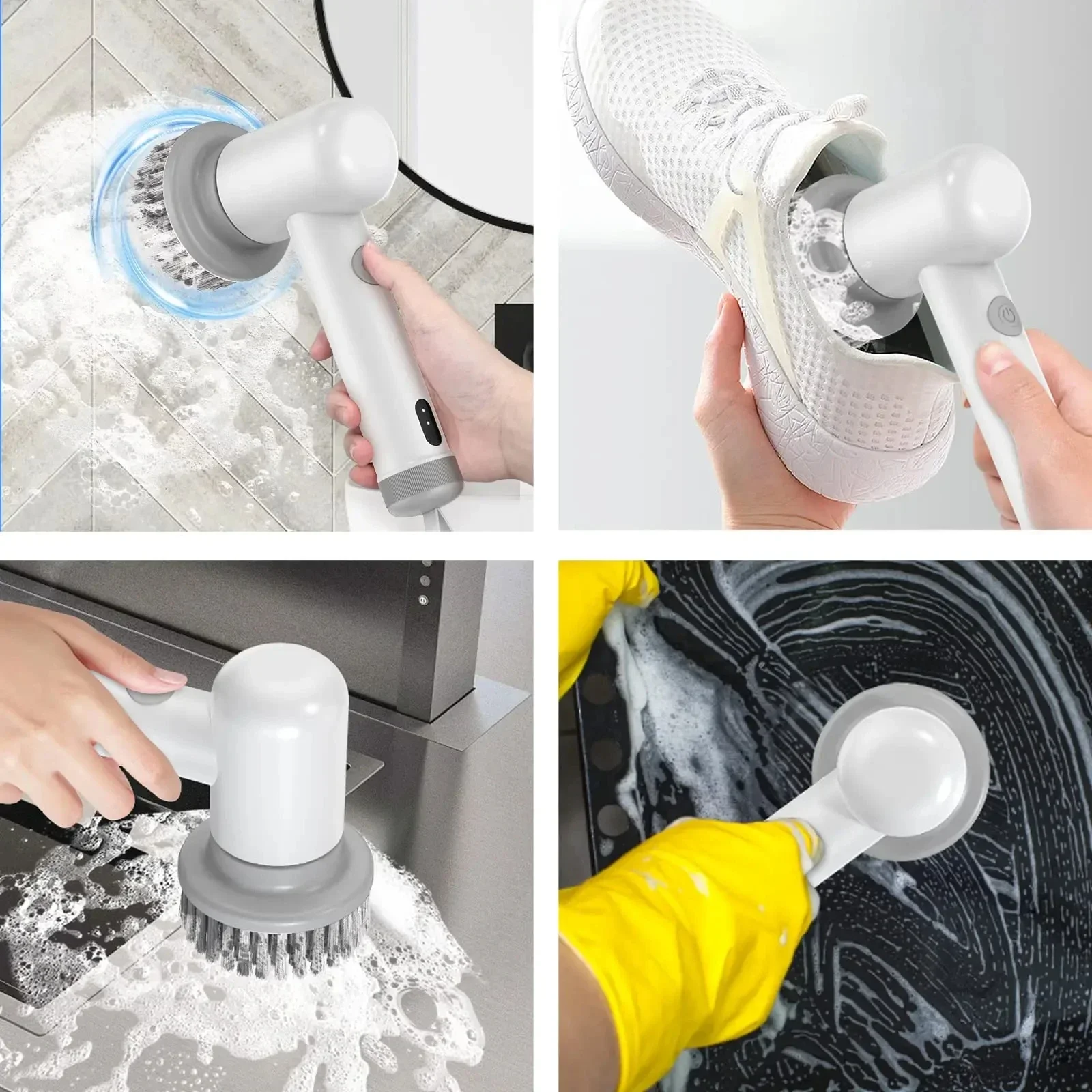 Xiaomi Wireless Electric Cleaning Brush Housework Kitchen Dishwashing Brush Bathtub Tile Professional Cleaning Brush Labor Savin