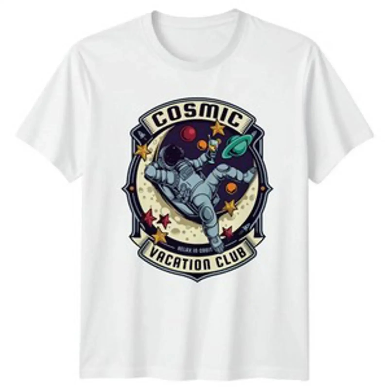 T Shirt Cosmic Relax In Orbit Urlaub Weltraum Humor Geschenk für Sie und Ihn vintage Washed Top For Everyday Wear Comfortable