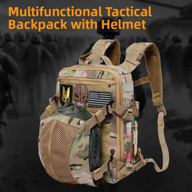 2025-new-tactical-backpack-outdoor-camouflage-military-fan-pack-multi-function-battle-proven-design-hiking-camping-traveling