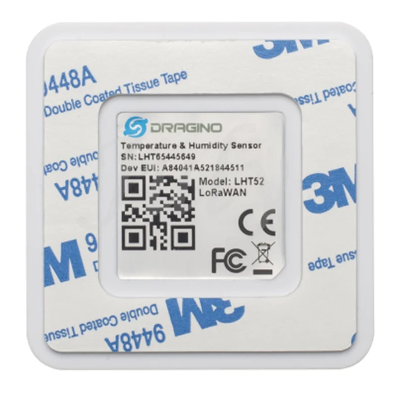 LHT52 indoor LoRaWAN Temperature & Humidity Sensor senses environment temperature and humidity