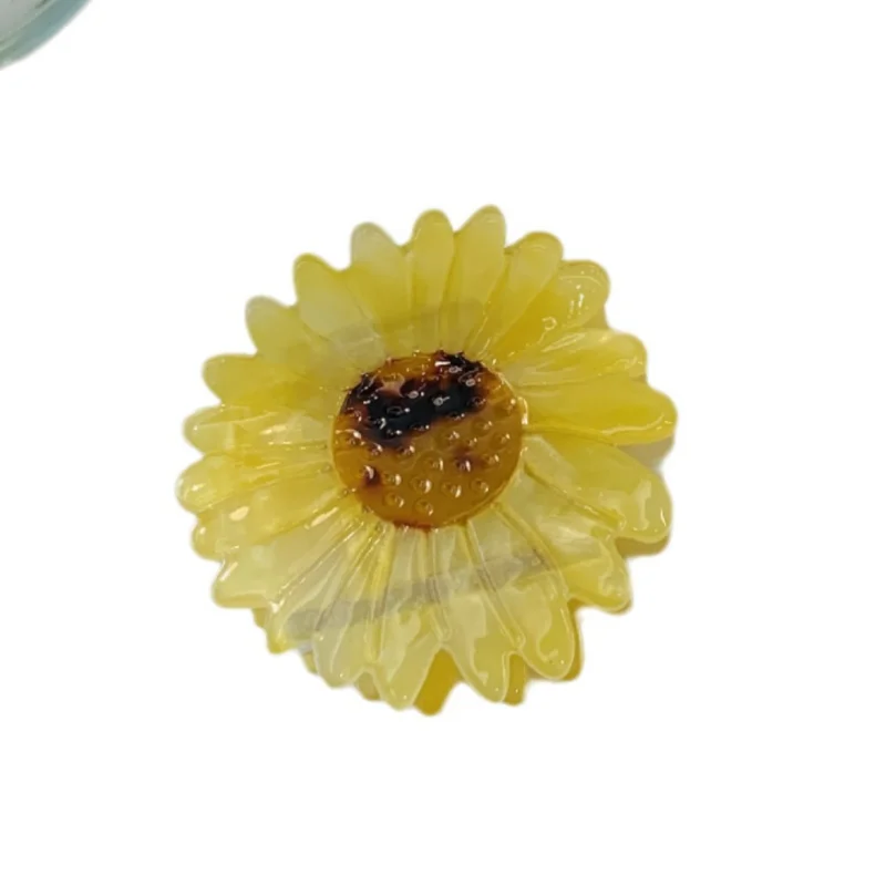 

Creative Daisy Suower Acetate Hair Clip Simple Ele Flower Hair Accories ark Clamp Tulip Hair ips Fre out New