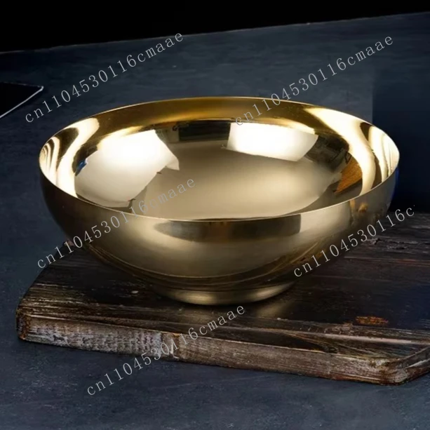 

New Food Grade Stainless Steel Cold Noodle Bowl Lamian Noodles Bowl Kimchi Noodle Bowl