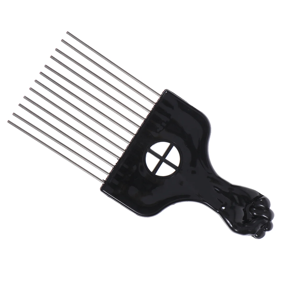 1PC Wide Tooth Comb Plastic Handle Hair Detangling Comb Hairdressing Rake Comb Slick Styling Hair Brush (K3)