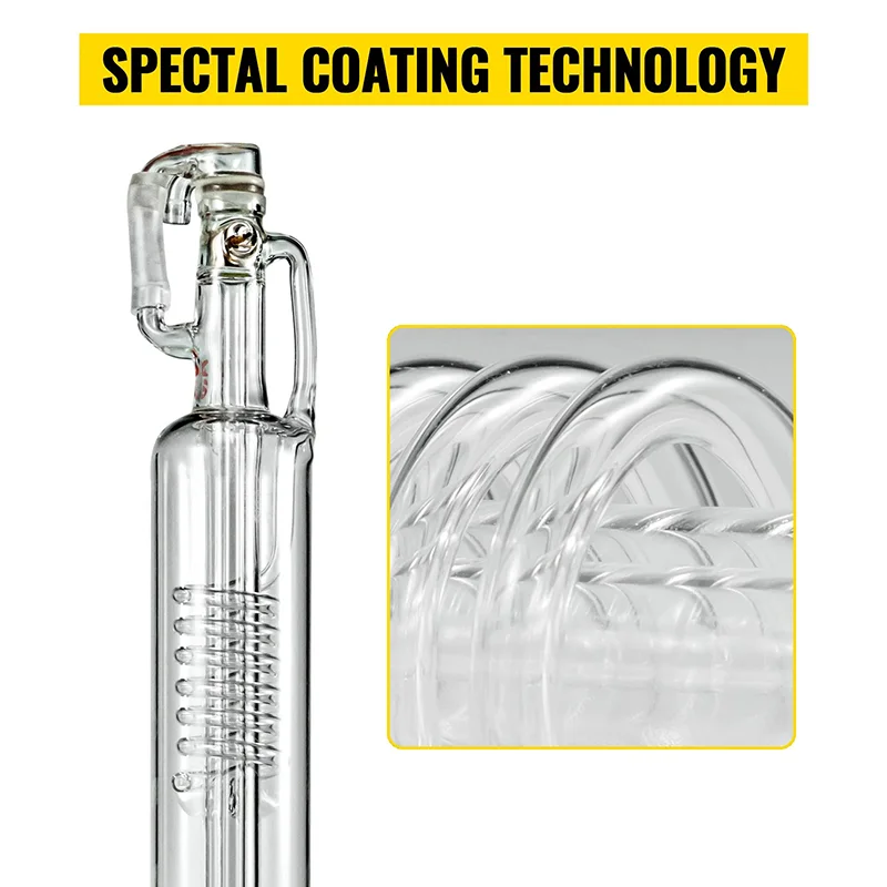 CO2 Laser Tube 40W 50W Sealed Laser Source Stable Power Long Lifespan for Engraving Cutting Stamp Film Cutting Machine - view 2