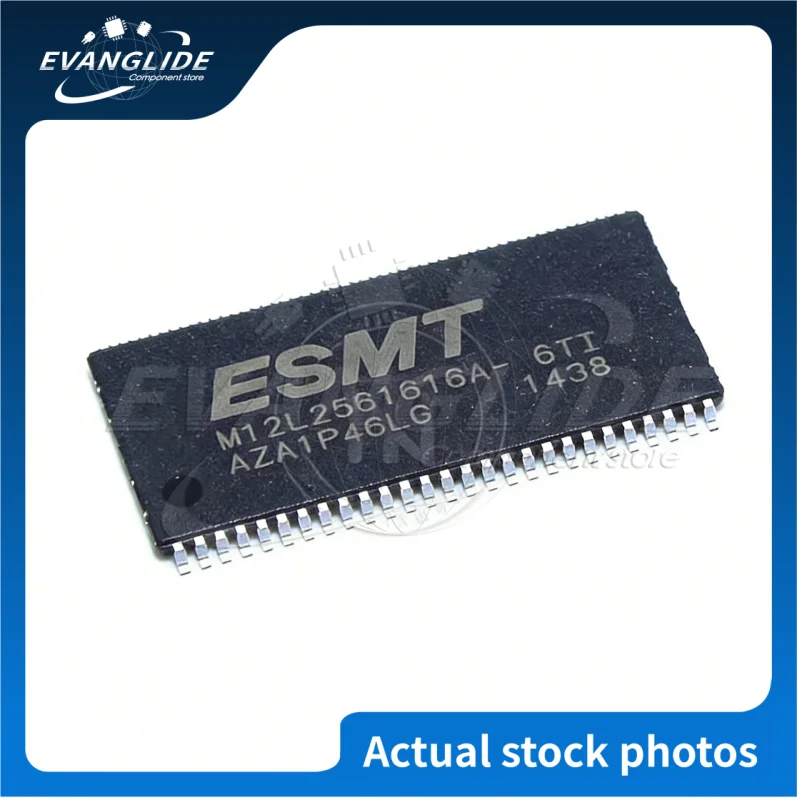 2 PCS/LOT 100%Original & New M12L2561616A-6TI M12L2561616A-6TI TSOP-54 256Mbit 166MHz SDRAM In Stock