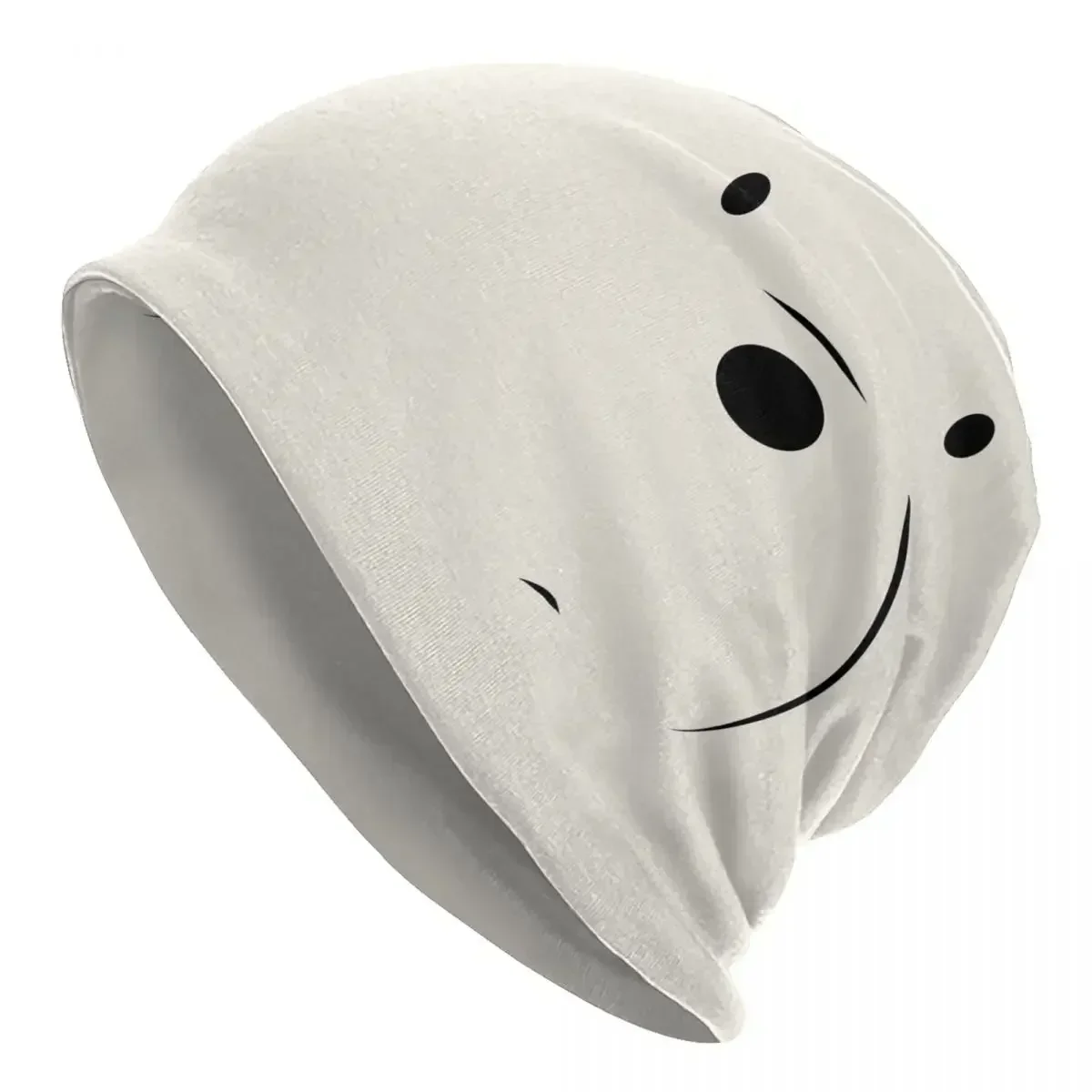 아이스 베어. 쿨 베어 스컬리 비니 모자, 따뜻한 가을 겨울 야외 모자, 니트 보넷 모자, 남성 여성 성인용