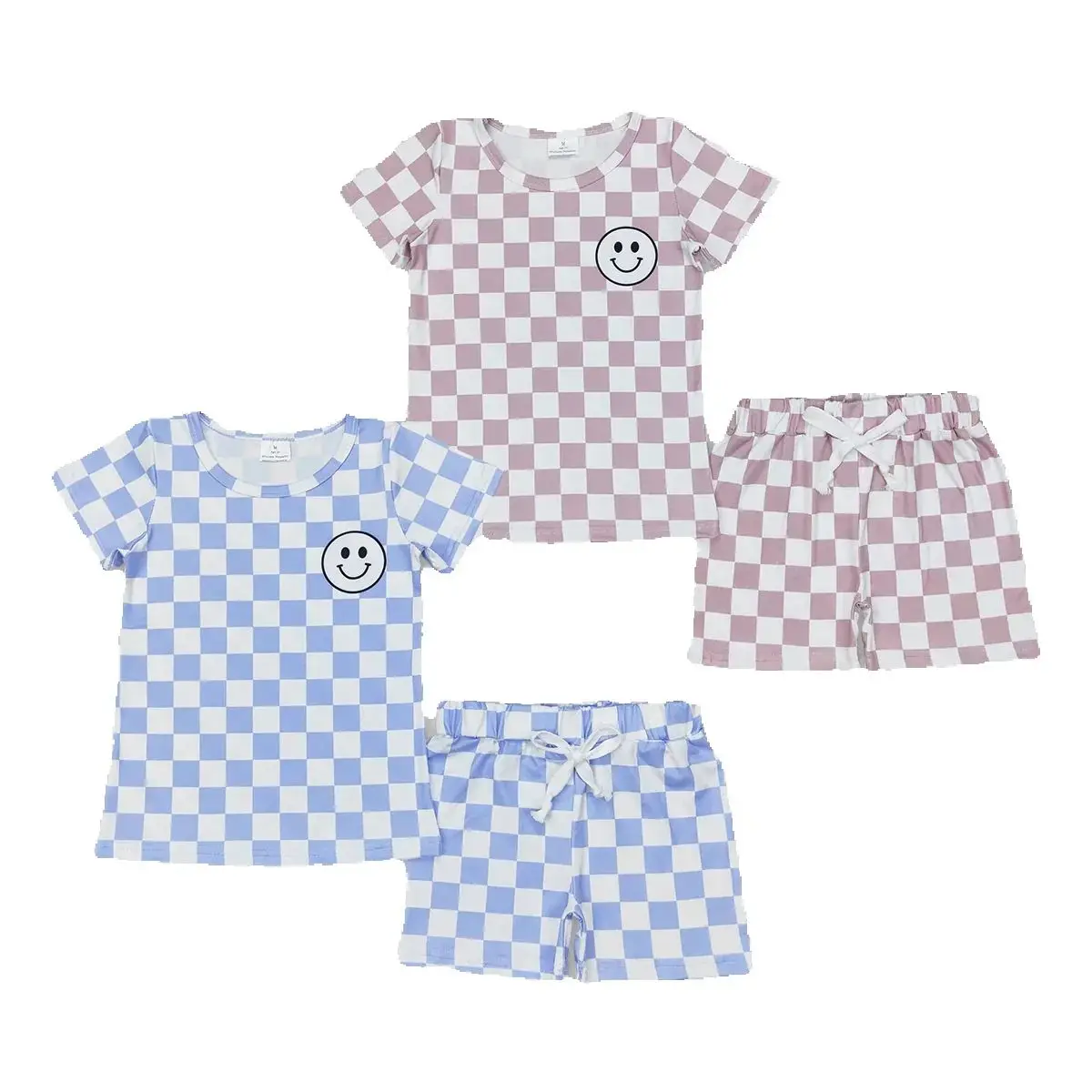 

Sibling Baby Boys Short Sleeve Smile Top Shorts Clothes Sets