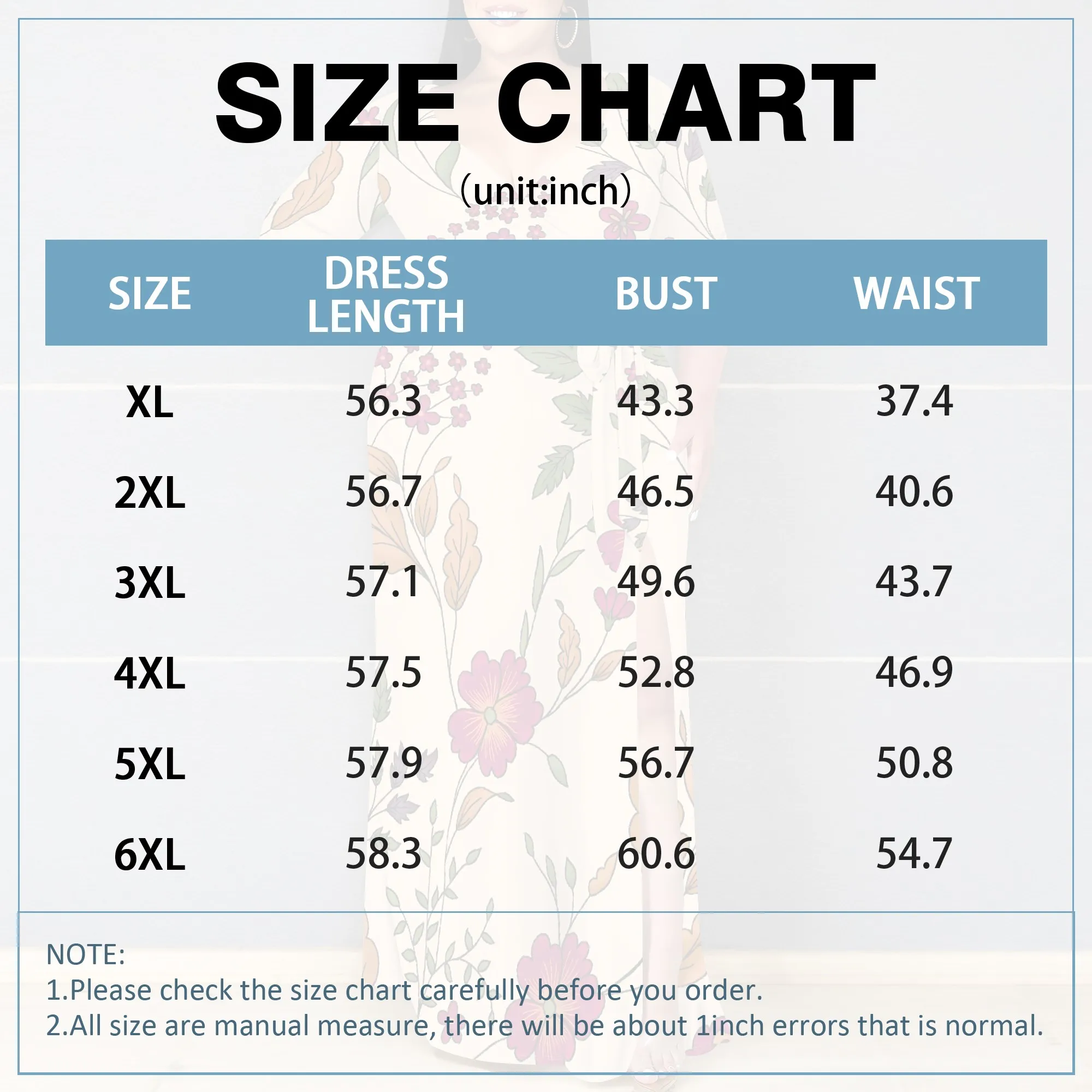 Nupusa Floral Print Dress for Women Plus Size Summer Casual V Neck Half Sleeve Maxi Dress