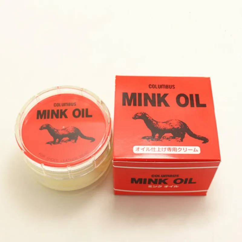 Mink Oil Cream Handmade Leather Leather Weasel COLUMBUS Import Columbo Mink Weasel Fat Cream