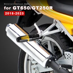 Exhaust Slider Aluminum Crash Pad Motorcycle for Hyosung GT650R Accessories GT250R GT125R GT650S GT650 GT 650T250 GT 650 250 125