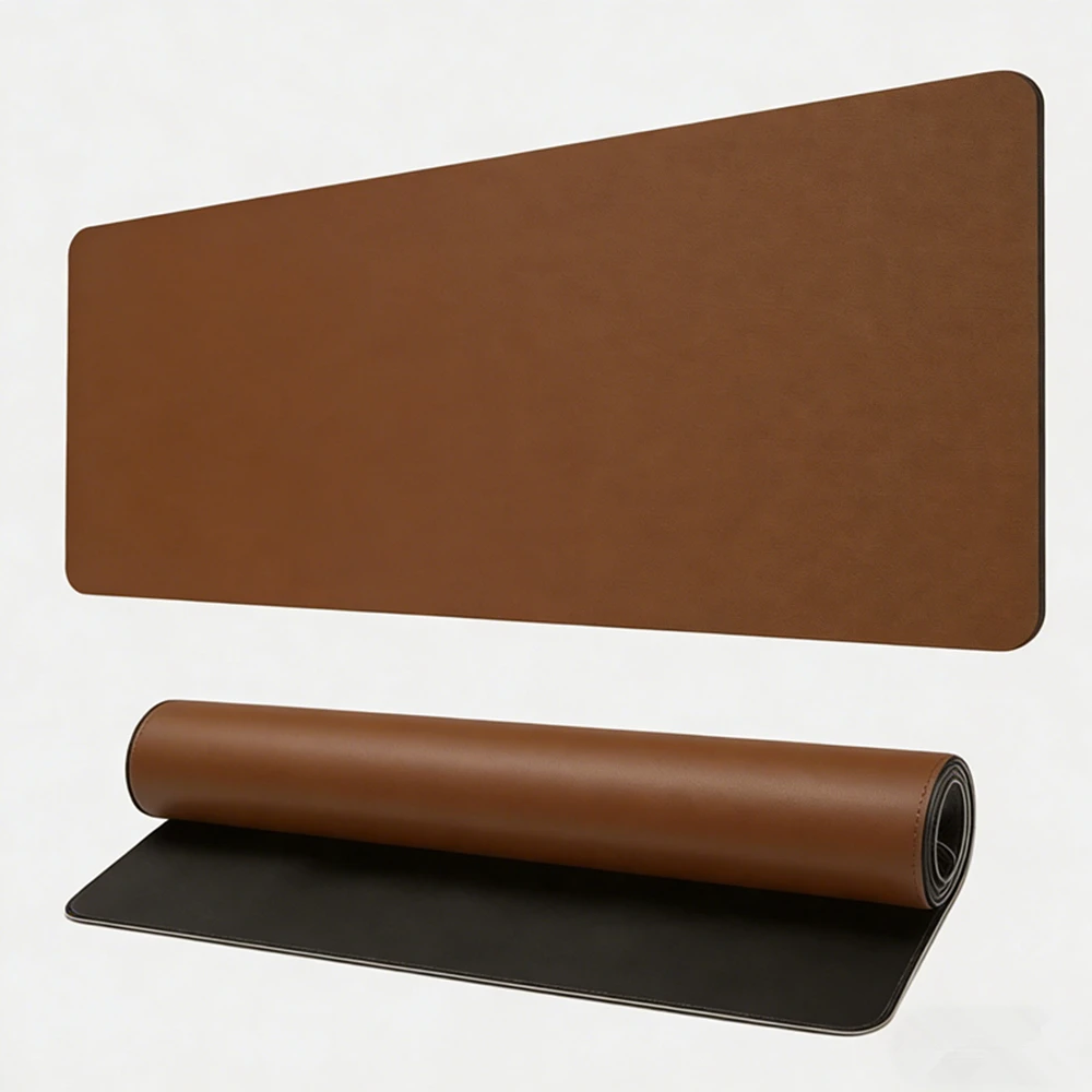 

Rubber Silent Anti-slip Solid Brown Texas Hold 'em Poker Mat Mahjong Poker Game Table Poker Mat for Entertainment Accessories