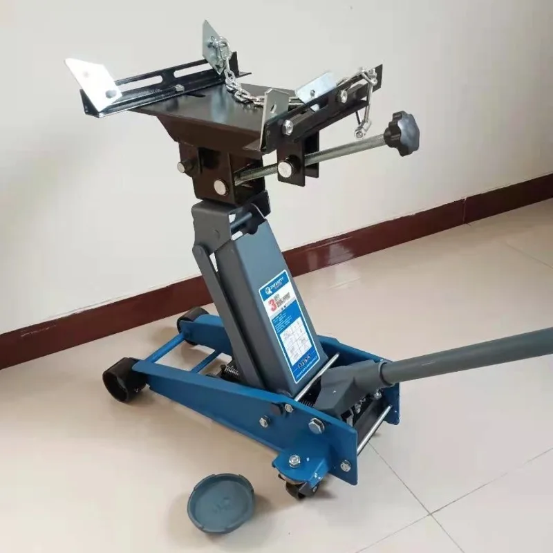Heavy‑Duty Truck Transmission Bracket, 3Ton Horizontal Low‑Position Carrier, Auto Repair Tool With 0.6m Support Plate