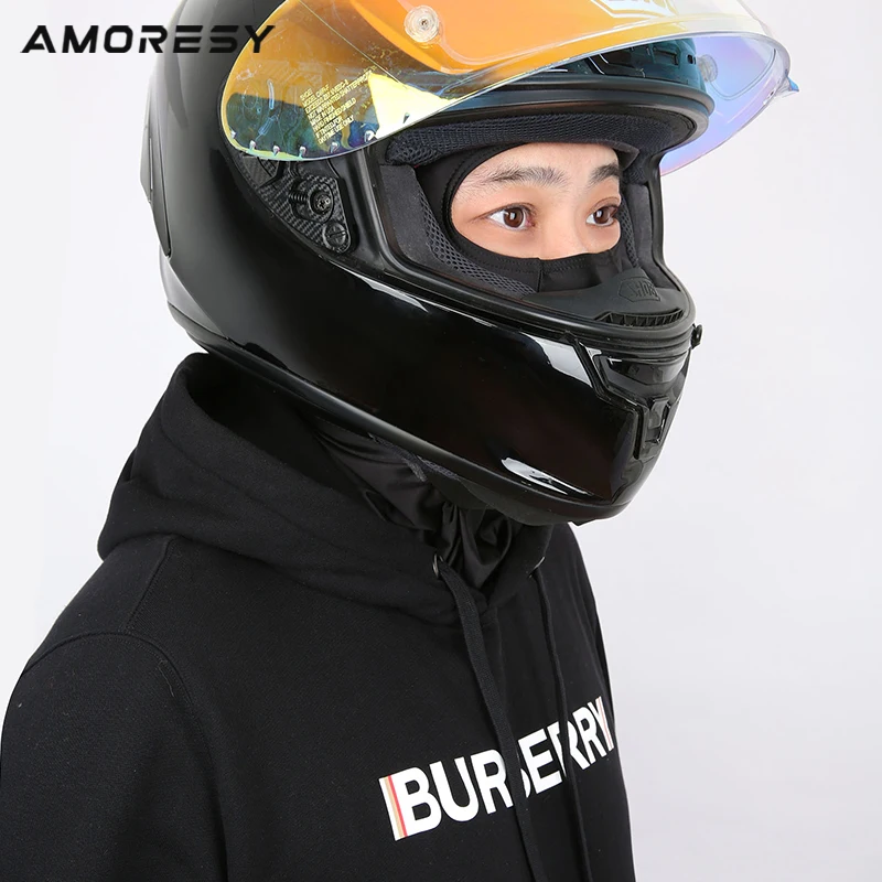 AMORESY Balaclava series headgear spandex ice silk sunscreen full face mask outdoor riding