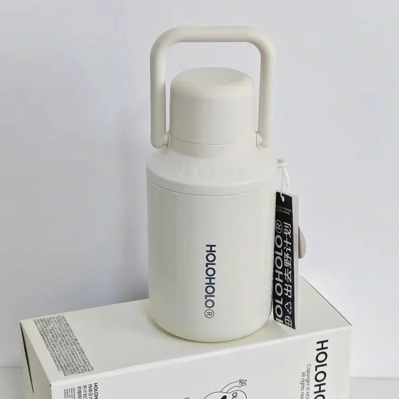 

Семейное ведро Holololo, изолированная чашка большой емкости, мужская и женская чашка для воды из нержавеющей стали 316, уличный портативный чайник