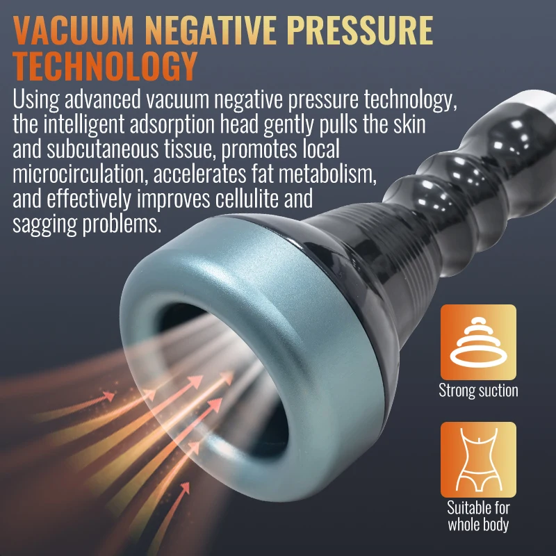 

Vibrating Slimming Device High-Frequency Vibration Soothes Muscles and Negative Pressure Absorbs Fat to Shape the Body Effects