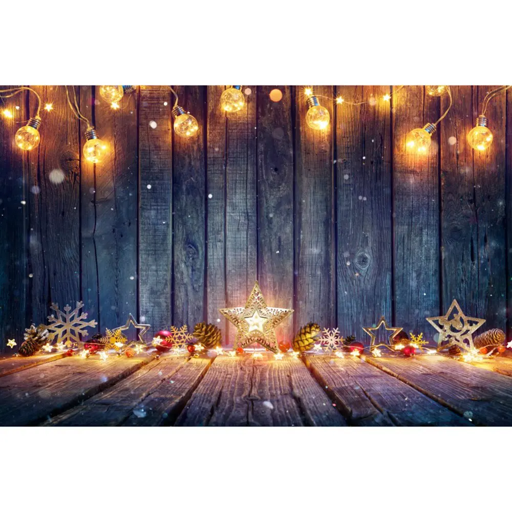 Tiras navideñas de luz, tableros de madera, fondos de fotografía, tablones de madera personalizados, fiesta de bebé, decoración del hogar, fondos de fotomatón