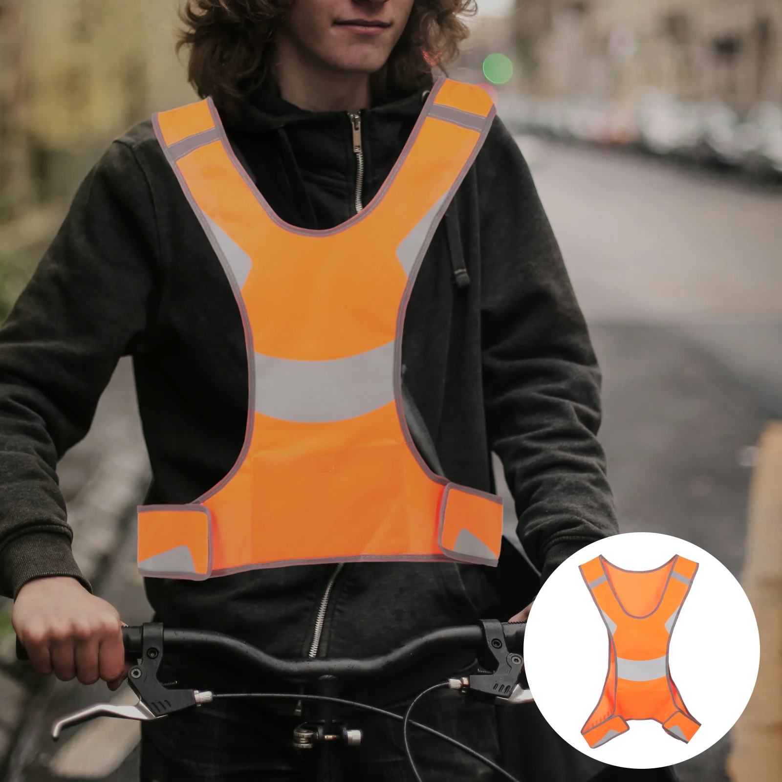 

Светоотражающий жилет высокой видимости для мужчин и женщин, бег, велоспорт, пеший туризм, безопасность, защита для занятий спортом на открытом воздухе, легкий дышащий жилет