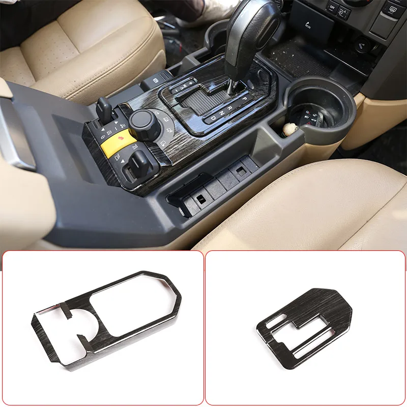 

For Land Rover Discovery 3 LR3 2004-2009 ABS Car Center Control Shift Panel Frame Decorative Sticker Car Interior Accessories