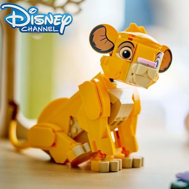 

Cute Disney Anime Little Lion Simba Compatible 43243 Building Blocks Toy Cartoon Puzzle Model Bricks Toys Kids Holiday Gifts